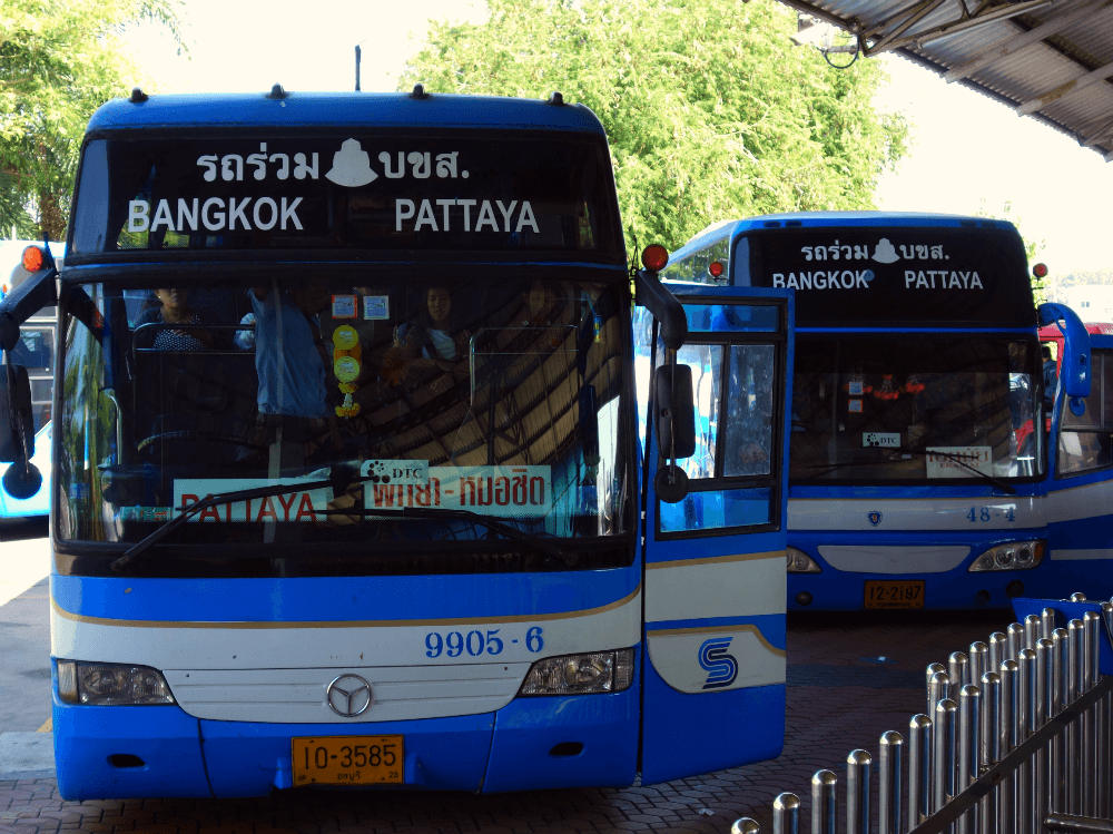 Автобус по маршруту Бангкок → Паттайя 