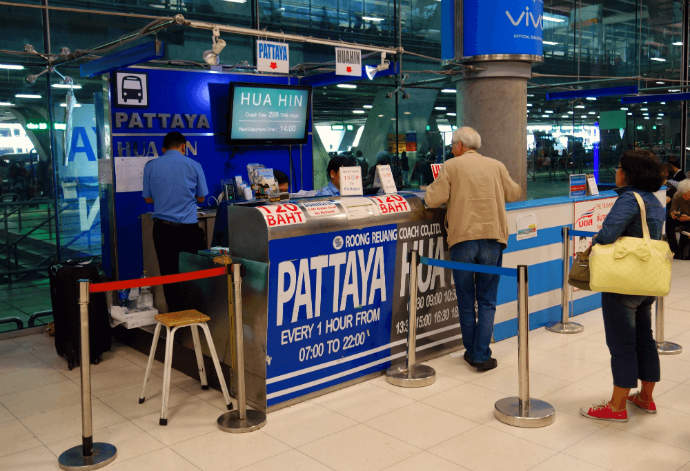 Стойка транспортных компаний в аэропорту Суварнабхуми