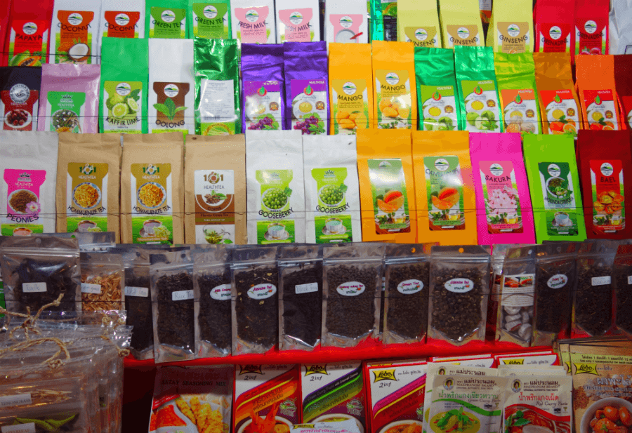 Тайский чай. Рынок о. Самуи