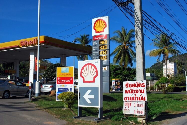 Цены на бензин на Пхукете