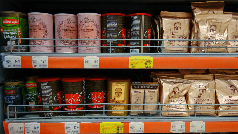 Цены на турецкий кофе